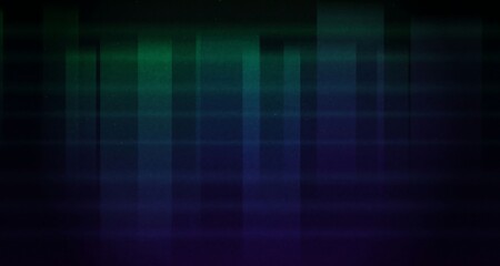 Obraz premium A dark abstract background with vibrant green and blue vertical lines