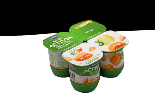 Yaourts activa bien &ecirc;tre aux abricots de Danone