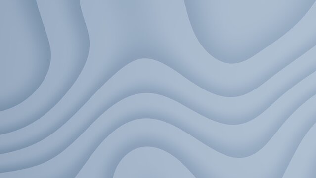 Abstract smooth wave pattern, layered light blue gradient background, minimal monochromatic texture design for banner header