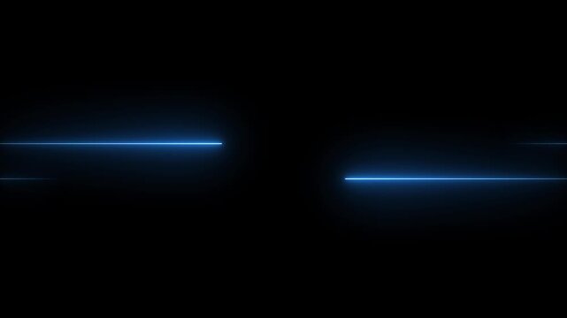 Two faint blue horizontal light beams against a dark background