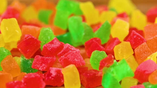 video of candied fruits