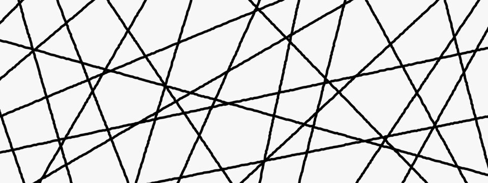 Line geometric random with pattern abstract chaotic and straight texture mess. Scribble dirty chaos with angle background gradation and illustration linear messy. Outline vector line.