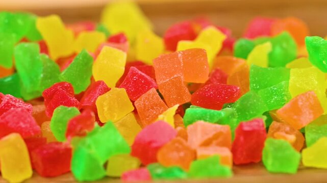 video of candied fruits