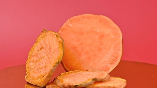  video of a baked sweet potato
