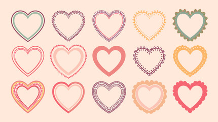 A vibrant, stylized border design element in shades of pink, yellow, and white, evoking a sense of creativity and playfulness. © ogi