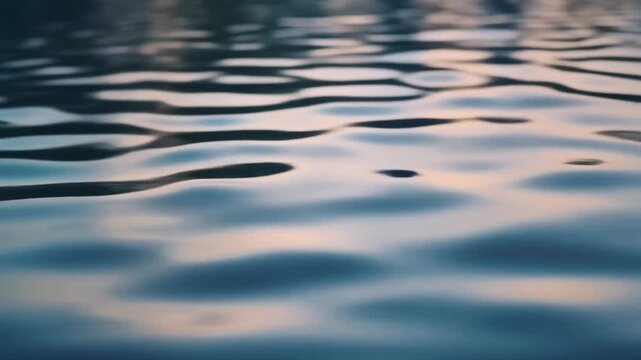 Calm water surface with gentle ripples.