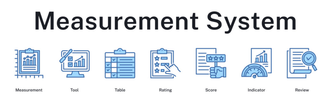 Measurement system utilizing tools and tables for rating, scoring, and indicator-based review analysis