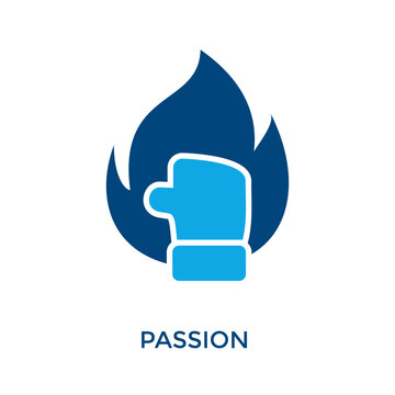 Passion Icon Dual Tone Style. Vector Illustration For Graphic Design