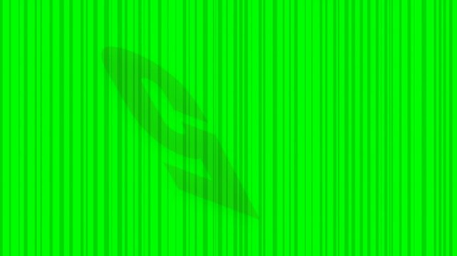 Modern animated colorful countdown timer from ten to one over a vibrant green striped background