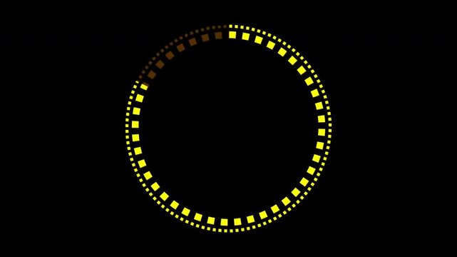 Bold 10 to 0 Countdown Overlay for Sports and Energy, 4K Alpha Channel - Yellow