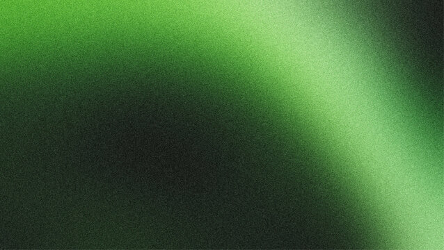 Abstract soft green and dark gradient with textured grain effect background
