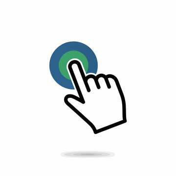 Modern UI Button Set Vector, Web and Mobile Interface Buttons Collection, Flat Design User Interface Elements