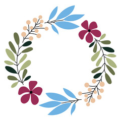 Obraz premium abstract floral background with flowers