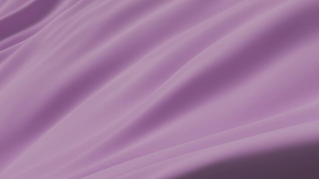Gentle pink silk fabric flow 3d animation forming smooth elegant wave cloth surface with soft satin folds subtle liquid motion minimal wavy texture serene tender abstract background calm modern design