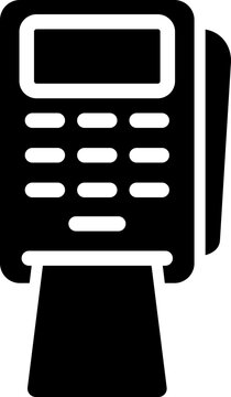 Payment Terminal POS Glyph Icon