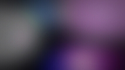Obraz premium Abstract grainy gradient background with soft transitions of deep purple blue and dark grey tones in a smooth blurred atmospheric composition