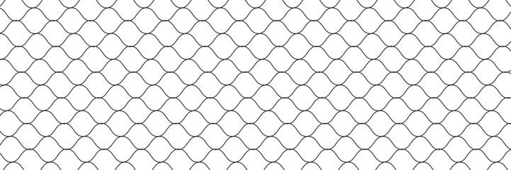 Fototapeta premium Mesh texture for fishing nets. Seamless pattern for sportswear or soccer goal, volleyball net, basketball hoop, hockey, athletics. Abstract net background for sports, eps10