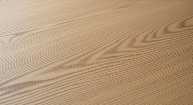A smooth, light-colored ash or oak wood surface with a clean, flowing wave-like grain pattern.
