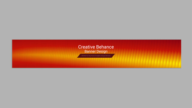 Vector abstract background and modern design template behance youtube linkdin banner website label