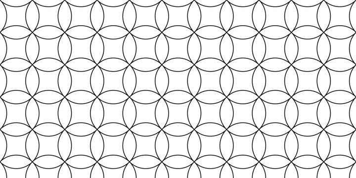 simple outline circle flower pattern for banner poster background.