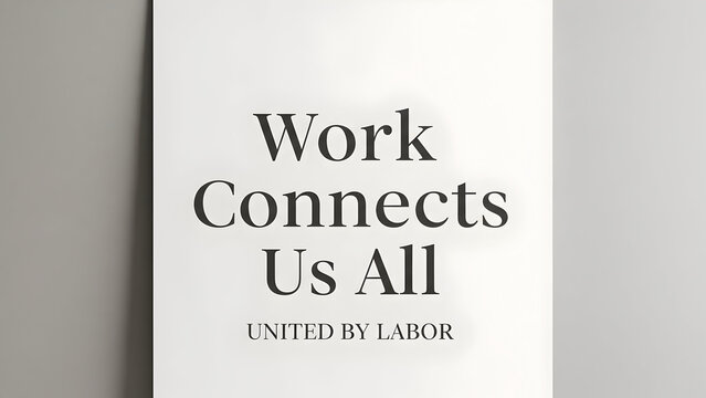Celebrating 1 may labor day honoring workers' rights and unity