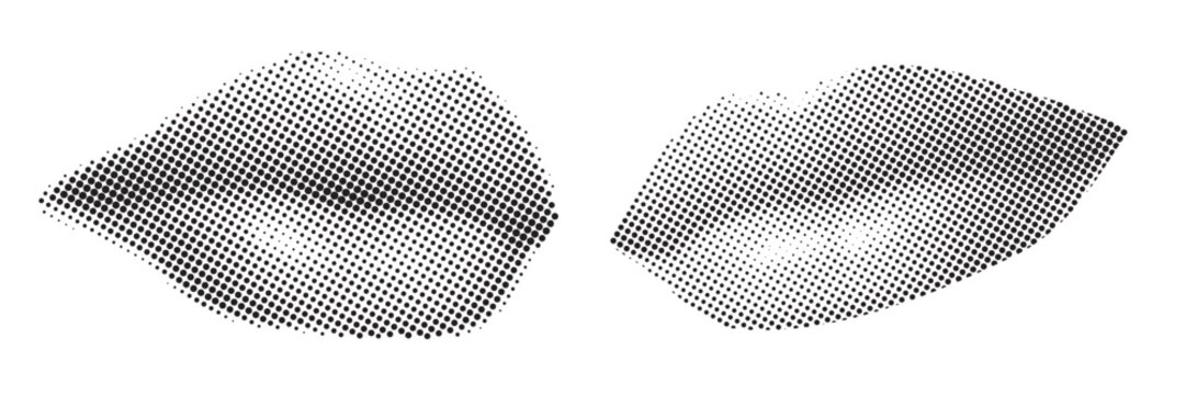 A detailed halftone rendering depicts a partially rolled or curled piece of paper showcasing texture and form