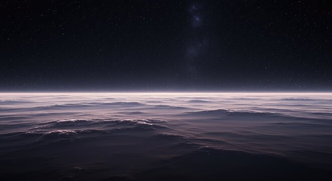 Abstract background representing infinite time and space. A featureless expanse symbolizing the blankness of eternity, featureless, eternal, oblivion
