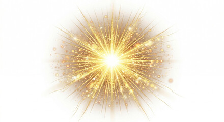 Naklejka premium golden star burst