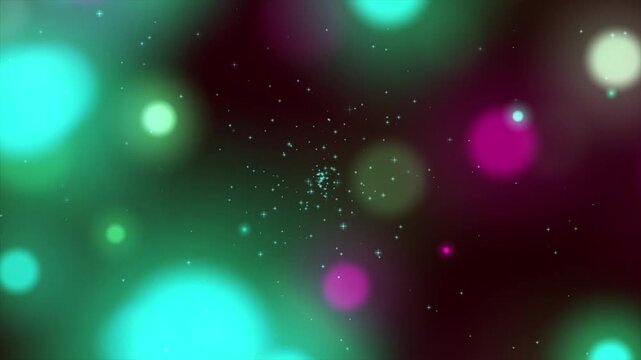 Seamless retro polka dot pattern in candy colo