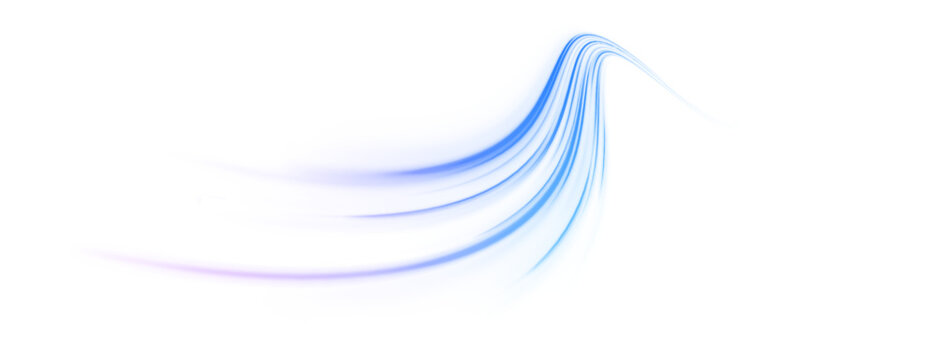 Blurred neon streaks from fast urban traffic. Glowing trails create motion blur effect and dynamic acceleration. Perfect isolated PNG for futuristic city designs.
