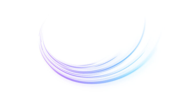Glowing neon spiral lines create fast speed motion effect. Dynamic curves and bright trails enhance futuristic composition. Ideal for sci-fi, urban, or technology backgrounds.