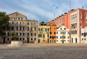 Obraz premium Campo San Polo square in Venice, Italy