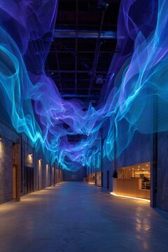 immersive art background, wall art