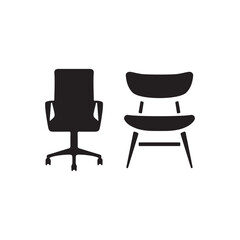 Fototapeta premium Modern office chairs and contemporary design chair shapes images