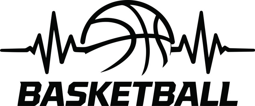 Basketball Scalable SVG Vector Graphic with Editable Paths and Layers for Web, UI Design, Digital Art, and Print Applications