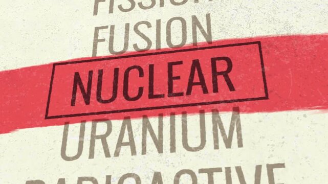 Nuclear 3D Scrolling Title Animation