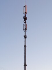 Obraz premium telecommunication tower with antennas