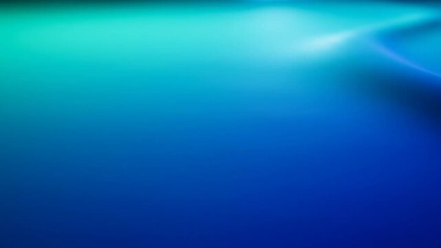 Abstract serene blue and turquoise gradient with soft light reflections creating calm water visuals