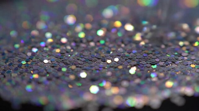 Abstract Vibrant Background Present the glitter as an abstract, colorful background texture, perfect for celebratory or luxurious themes without specific subjects.