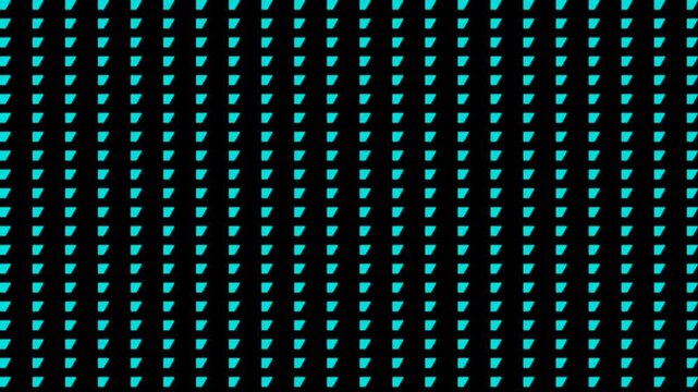 Cyan Hex Grid Ripple Futuristic Animation