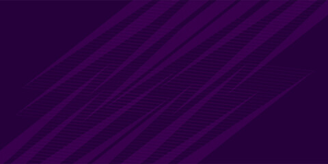 Fototapeta premium Abstract Futuristic Purple Geometric Stripes Background with Dynamic Speed Lines
