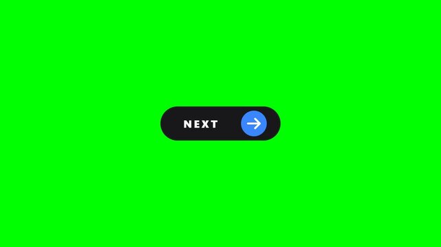 Dynamic sliding 'next' button animations on chroma key background for seamless integration into digital projects