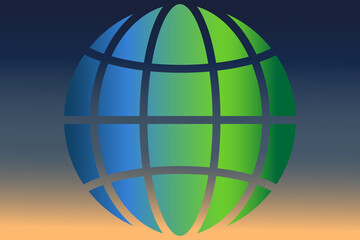 Obraz premium balloon with earth globe, Global Awareness & Neurodiversity Pride Asset Bundle: Earth Globe Icons, Rainbow Infinity Symbols, and Creative Advocacy Graphics