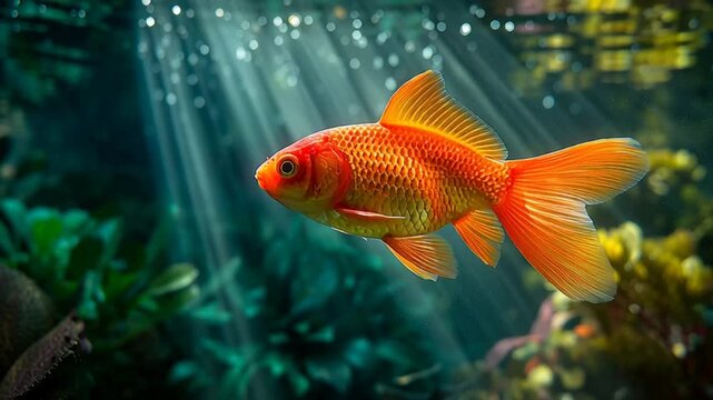 fish in aquarium
