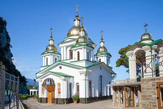 The Church of St. Michael the Archangel on a sunny June day in Crimea