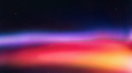 Obraz premium Abstract cosmic aurora background with stars in the night sky beautiful gradient of purple red and orange colors