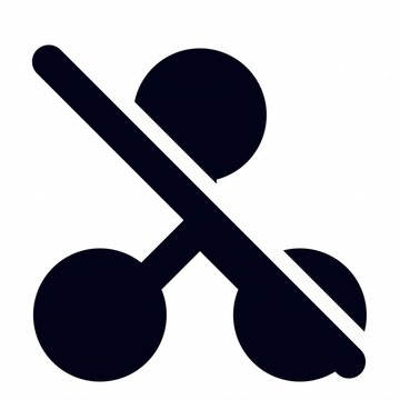 Share Off animation icon for social media, presentations, videos, websites. Alpha Channel