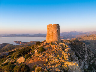 Albercutx Watchtower, Mallorca, Balearic Islands, Spain © Engel Drohnenpilot