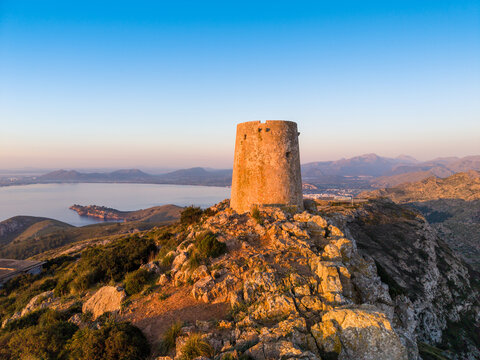 Albercutx Watchtower, Mallorca, Balearic Islands, Spain