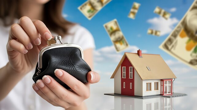 Saving for home, house funds, money for mortgage, affordable housing, financial planning